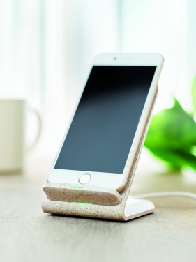 Logotrade promotional giveaways photo of: Wheat straw/ABS charger std10W