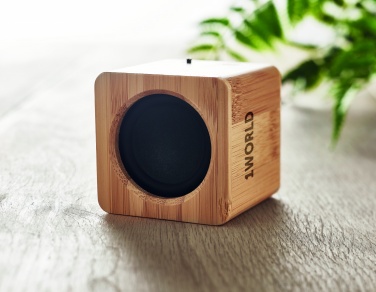 Logotrade corporate gifts photo of: Bamboo wireless speaker