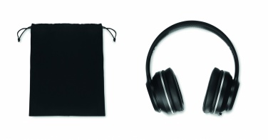 Logo trade promotional item photo of: ANC headphone and pouch