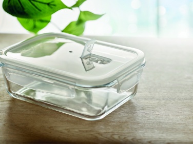 Logotrade promotional giveaway image of: Glass lunchbox & PP lid 900ml