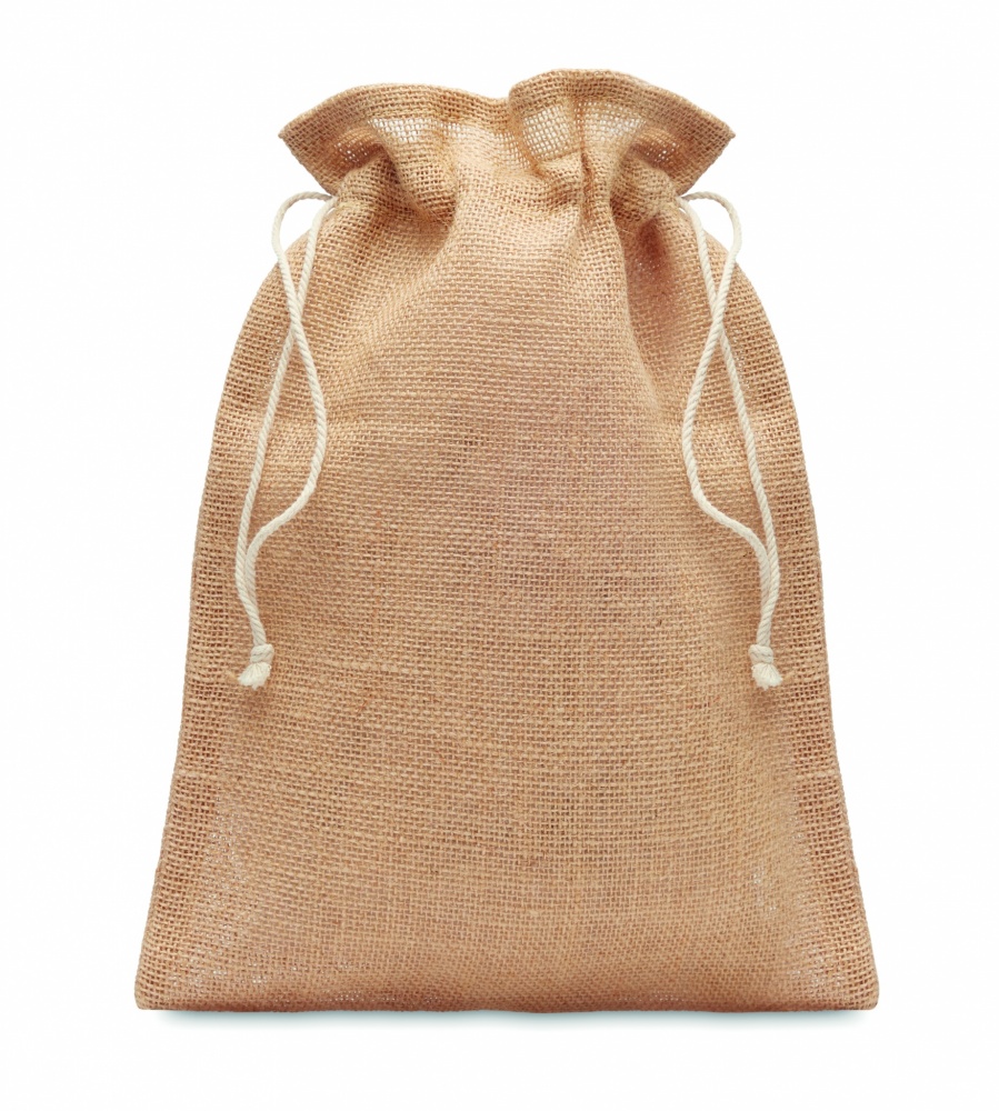 Logotrade corporate gift picture of: Medium jute gift bag 25 x 32cm