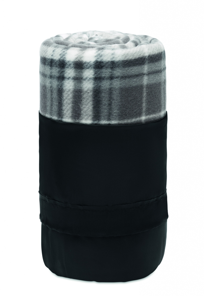 Logo trade advertising products picture of: RPET fleece travel blanket