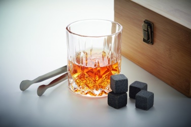Logotrade promotional giveaway image of: Whisky set in bamboo box