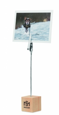 Logotrade promotional items photo of: Pine wooden clip holder