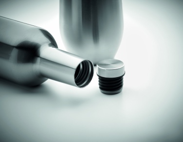 Logo trade promotional gift photo of: Double walled bottle & mug set