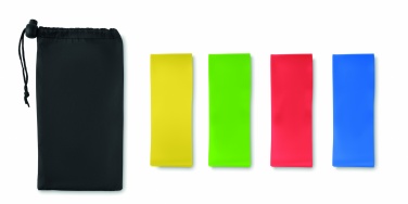 Logotrade promotional gift picture of: Set of 4 TPE fitness bands