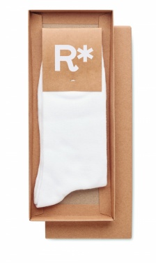 Logo trade promotional gifts picture of: Pair of socks in gift box L