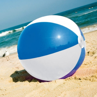 Logo trade advertising products picture of: Bicolour beach ball KEY WEST