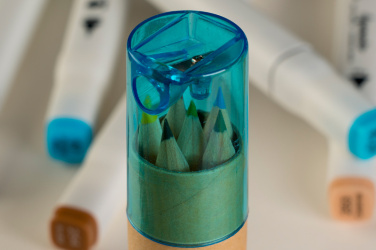 Logo trade promotional merchandise image of: Wooden crayons BECKY