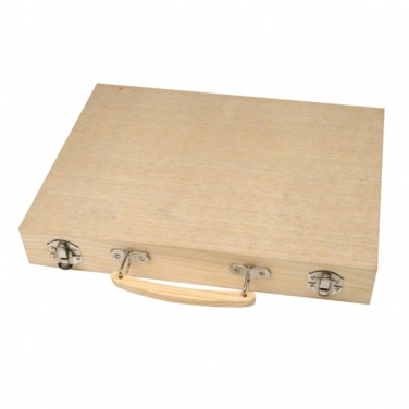 Logo trade promotional giveaways image of: Big wooden painting set MAXI