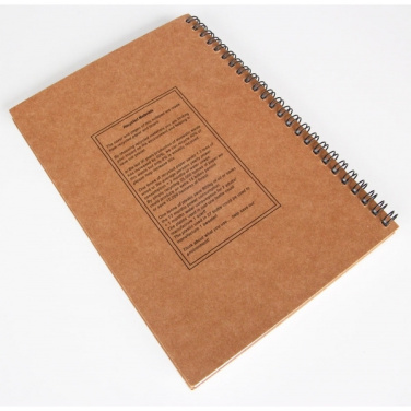 Logotrade promotional gift picture of: A5 ECO Notepad KENTWOOD