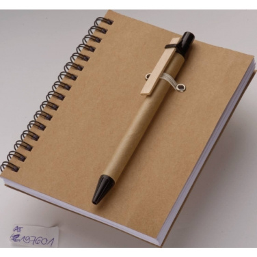 Logo trade promotional gifts image of: A6 ECO Notepad KEYSTONE