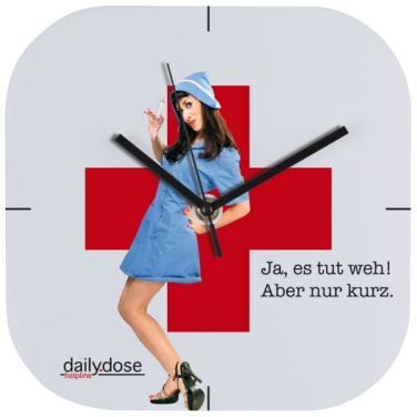 Logotrade promotional giveaway picture of: Wall clock with all over clock face BEL AIR