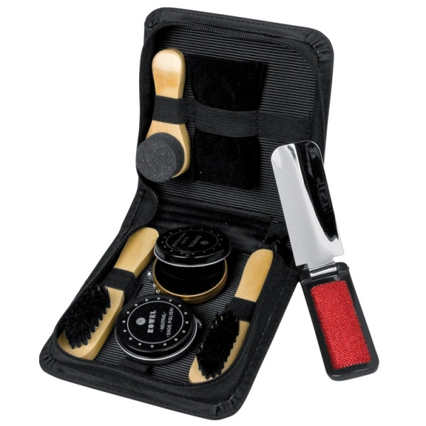 Logotrade promotional item picture of: Shoe polish set CANNES