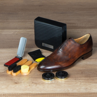 Logo trade promotional merchandise picture of: Shoe polish set CANNES