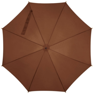 Logo trade promotional giveaways picture of: Wooden automatic umbrella Nancy