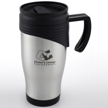 Logotrade promotional gift picture of: Stainless steel thermo cup EL PASO 400 ml