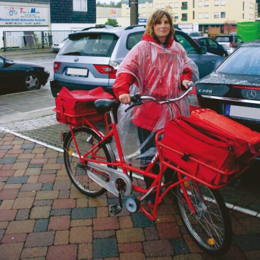 Logo trade corporate gift photo of: Emergency poncho TOURS