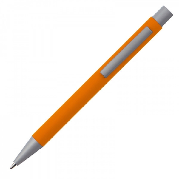 Logo trade promotional item photo of: Metal ballpen soft touch ABU DHABI