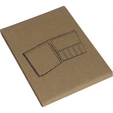 Logotrade promotional gift picture of: Adhesive note pad BURLINGTON