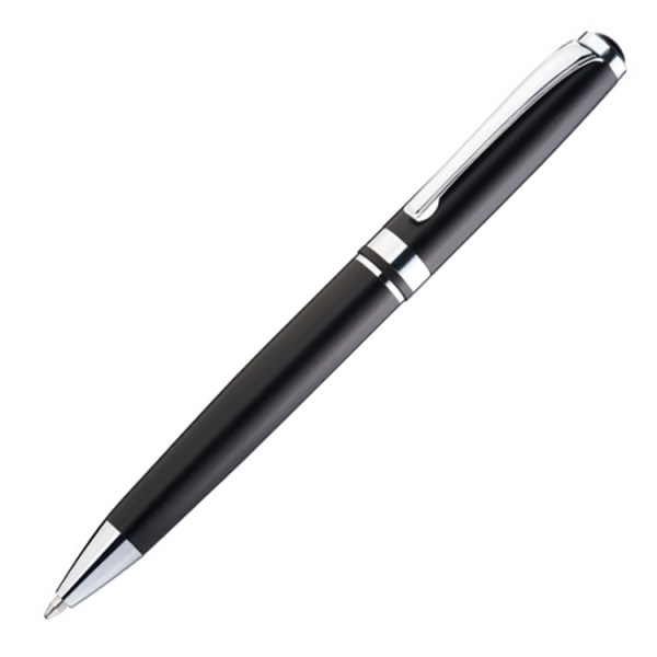Logo trade promotional products image of: Metal ballpen CLAYTON