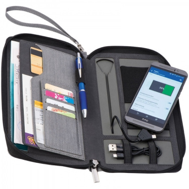 Logotrade promotional item picture of: Travel folder with power bank Almera