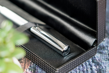 Logo trade corporate gift photo of: Metal ballpen CHESTER