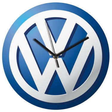 Logo trade promotional giveaways picture of: Wall clock with allover clock face VENICE