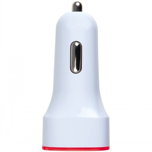 Logo trade business gifts image of: USB charging adapter KFZ FRUIT