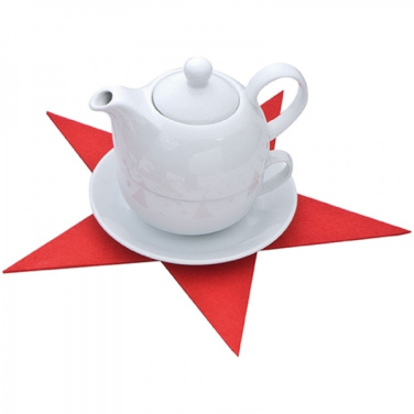 Logo trade promotional items image of: Felt star set KARLSTAD