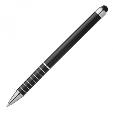 Logotrade promotional products photo of: Metal ballpen with touch pen LUEBO
