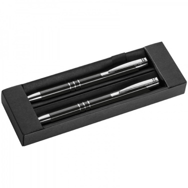 Logotrade promotional giveaway picture of: Metal writing set CLAREMONT