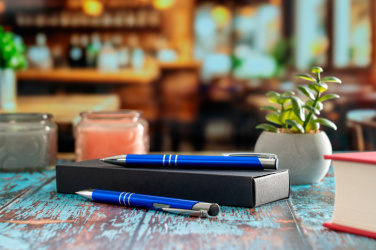 Logo trade promotional products picture of: Metal writing set CLAREMONT