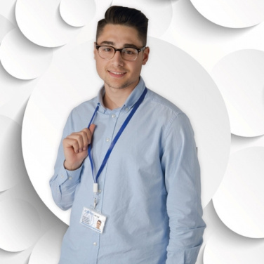 Logo trade promotional items image of: Lanyard with usb cable LE PORT