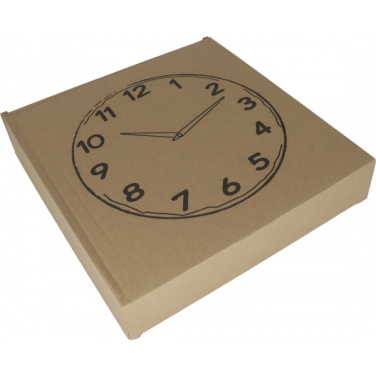 Logo trade promotional giveaways image of: Slate wall clock GRAZ
