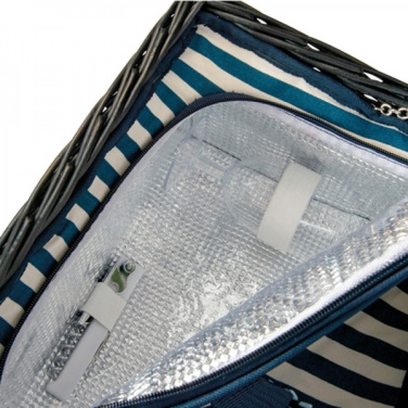 Logo trade promotional item photo of: Picnic basket RIVA DEL GARDA