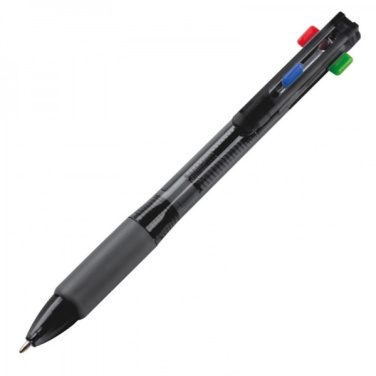 Logotrade promotional giveaway picture of: Plastic ballpen 4in1 NEAPEL