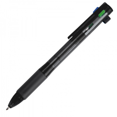 Logo trade promotional giveaways picture of: Plastic ballpen 4in1 NEAPEL