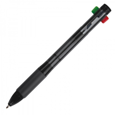 Logotrade promotional item picture of: Plastic ballpen 4in1 NEAPEL