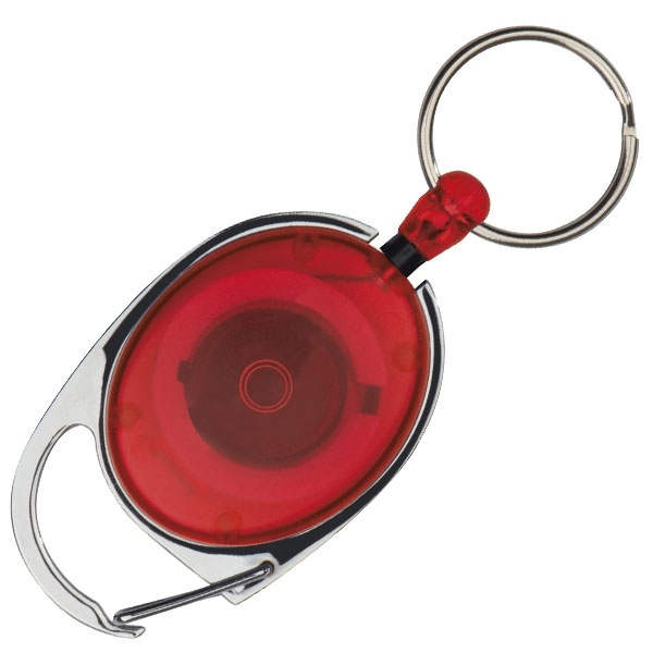 Logo trade promotional gifts image of: Ski-Pass with Carabiner Keyring EMPLOYEE