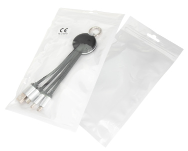 Logotrade promotional items photo of: 3in1 cable with enlighted logo for engraving, RXD-368