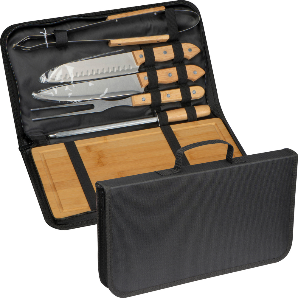 Logo trade corporate gift photo of: Barbecue set EINDHOVEN