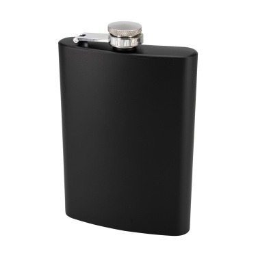 Logo trade advertising product photo of: Hip flask OLYMPOS Schwarzwolf