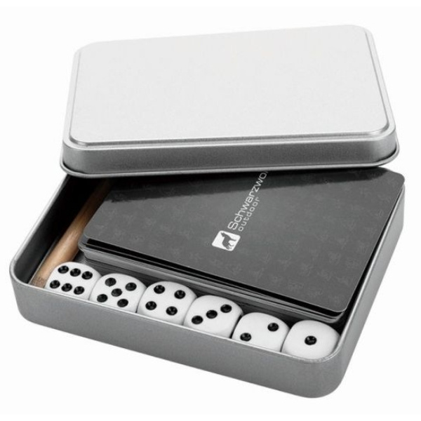 Logo trade promotional merchandise picture of: Games set YARRA Schwarzwolf