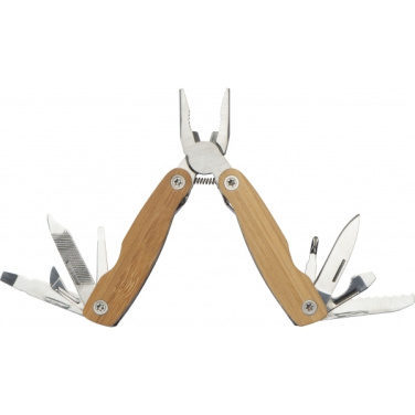 Logo trade business gift photo of: Multifunction tool bamboo LEEDS