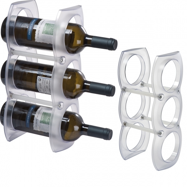 Logotrade corporate gift image of: Plastic wine rack MONTEGO BAY