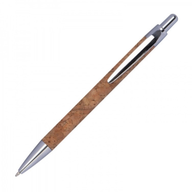 Logotrade promotional item image of: Cork pen KINGSWOOD