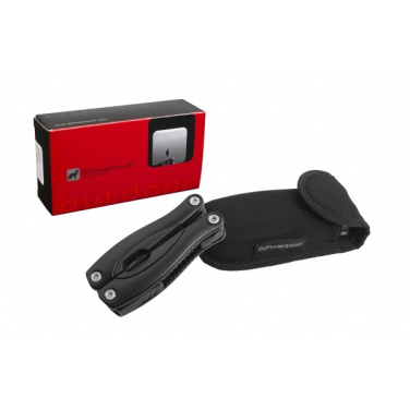 Logo trade promotional items image of: Multitool ARMADOR NEW Black Schwarzwolf