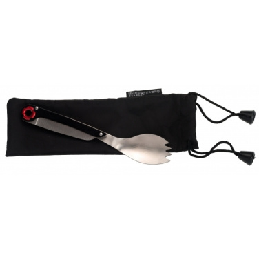 Logotrade promotional merchandise picture of: Multifunctional spoon LATEMAR Schwarzwolf