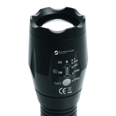 Logotrade corporate gift picture of: Flashlight ANTELAO Schwarzwolf